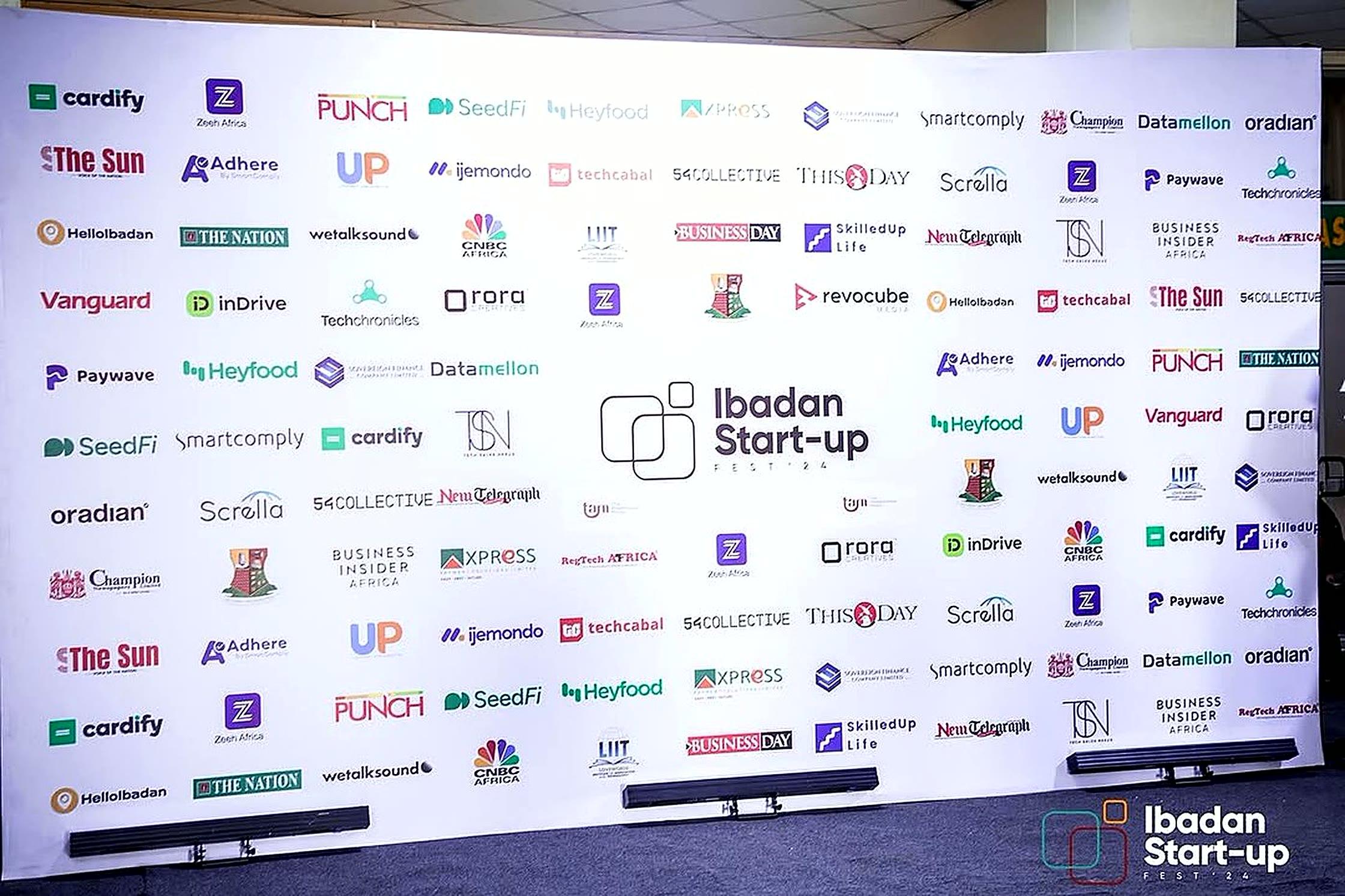 The partner wall at the last ISF Forum, Ibadan